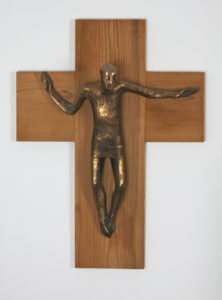 Christus am Kreuz, 420x465, Bronze