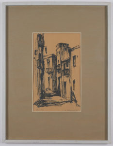 1952 In Taormina, 225x370, Aquarell