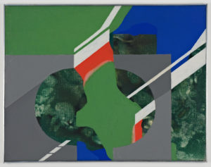 1976 Diagonale Komposition, 650x500, Öl auf Leinwand