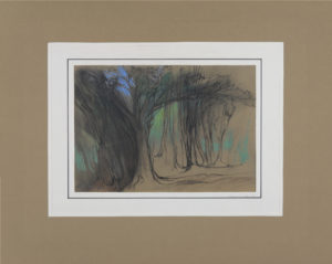 1991 Waldstück, 270x190, Aquarell